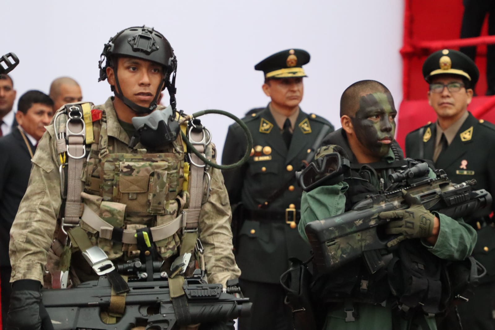 Postales previas a la Parada Militar 2023 por Fiestas Patrias