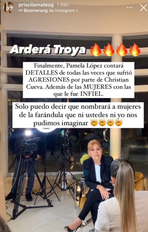 Pamela López revelará amantes de Christian Cueva en entrevista con Magaly Medina.